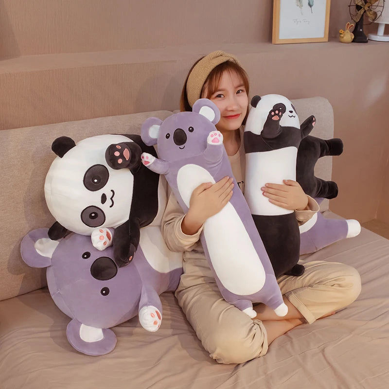 Panda en Koala Knuffelkussen XXL 50 tot 130 cm