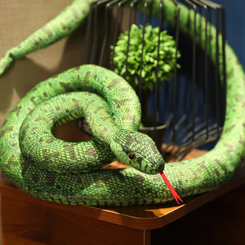 Pluche Python Slang 110 tot 300 cm