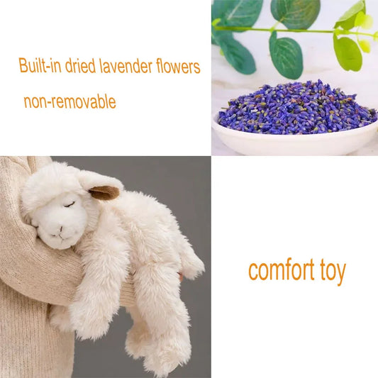 Slapend Lammetje Knuffel 35 cm