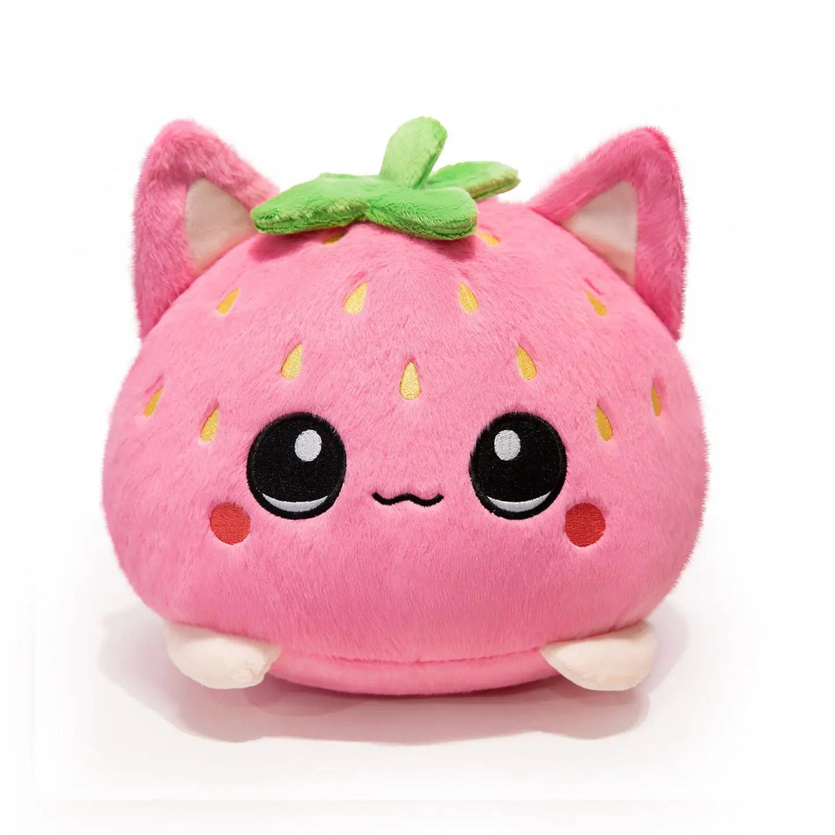 Aardbei Kat Knuffel | Roze Katje 10, 20 en 25 cm