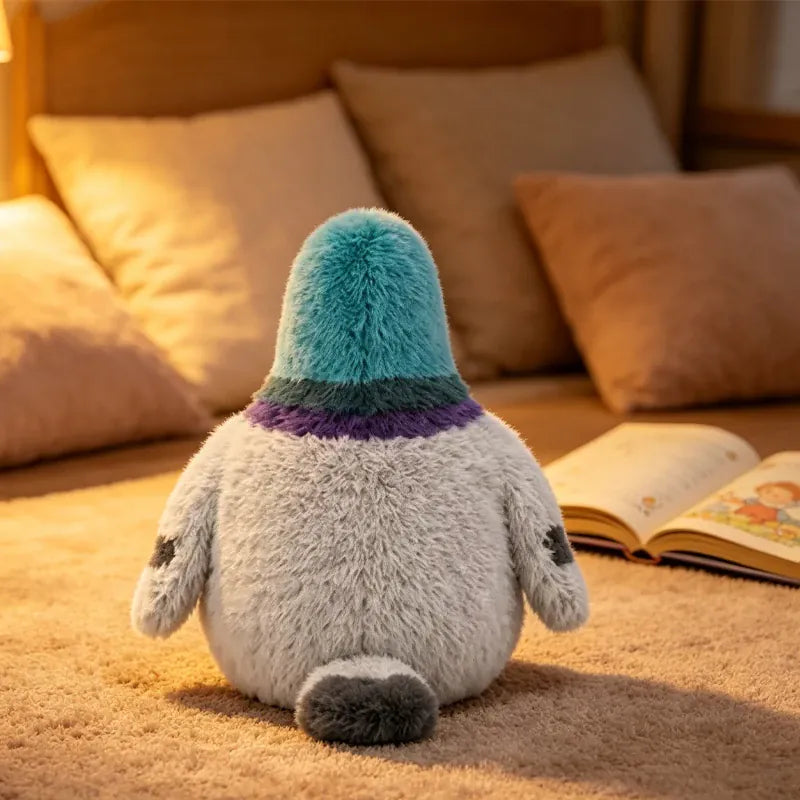 Mollige Duif Knuffel 20 cm | Zachte Grappige Vogel De Knuffel