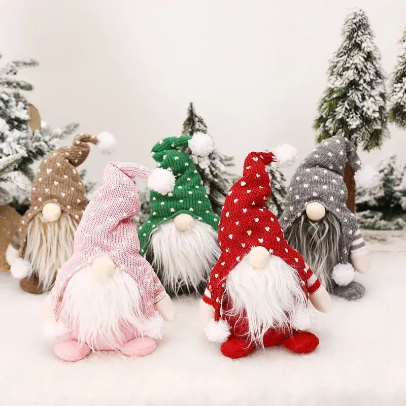 Kerst Kabouter Knuffel | Pluche Gnoom in 5 Kleuren De Knuffel