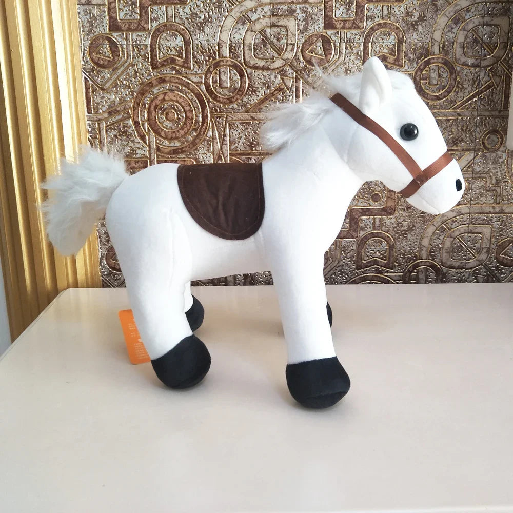 Wit Paard Knuffel 35 cm
