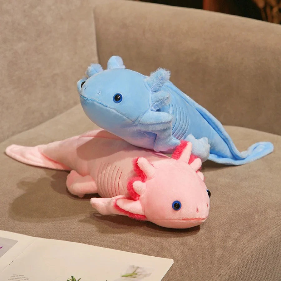 Lange Axolotl Knuffel 45 cm