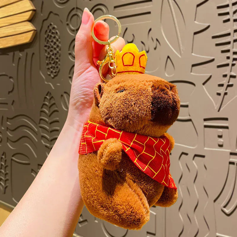 Capybara Knuffel Sleutelhanger | Pluche Tashanger in 7 Modellen De Knuffel Model 7