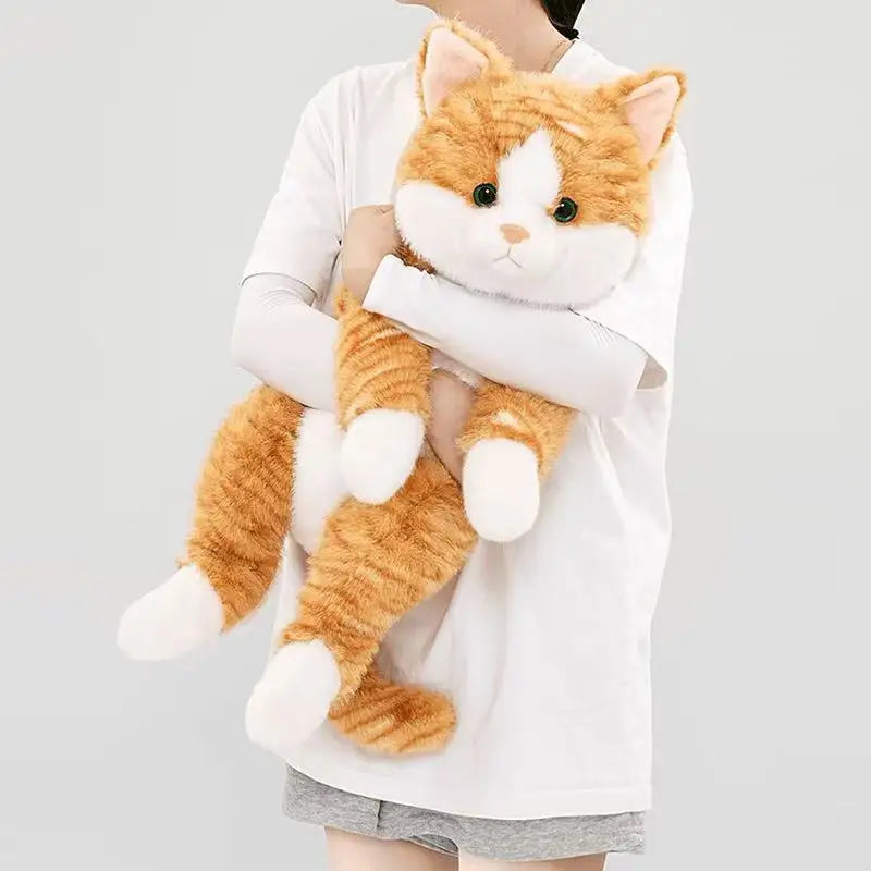 Liggende Kat Knuffel 30 cm