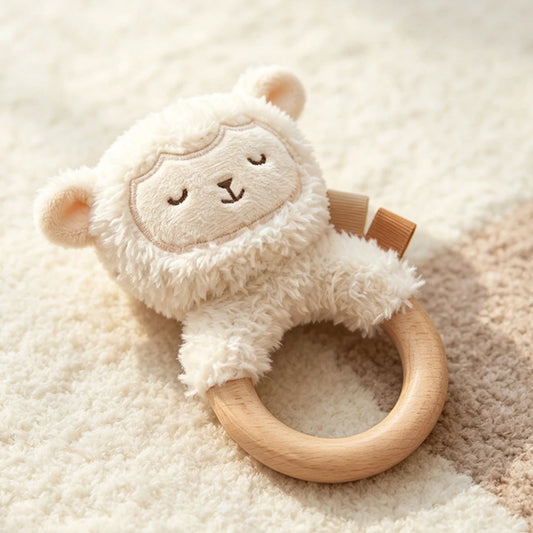 Schaapje Rammelaar Babyknuffel