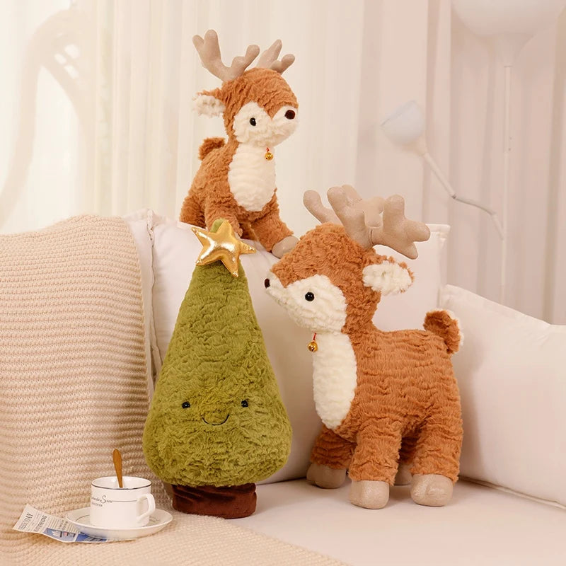 Rendier en Kerstboom Knuffel