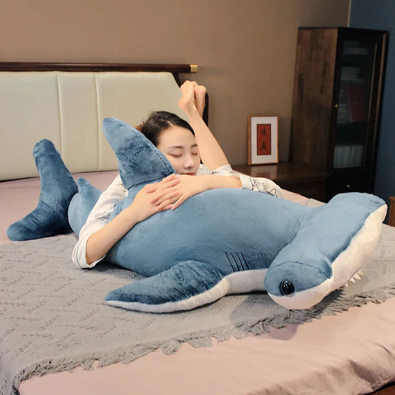 Grote Haai of Walvis Knuffel 55 of 100 cm