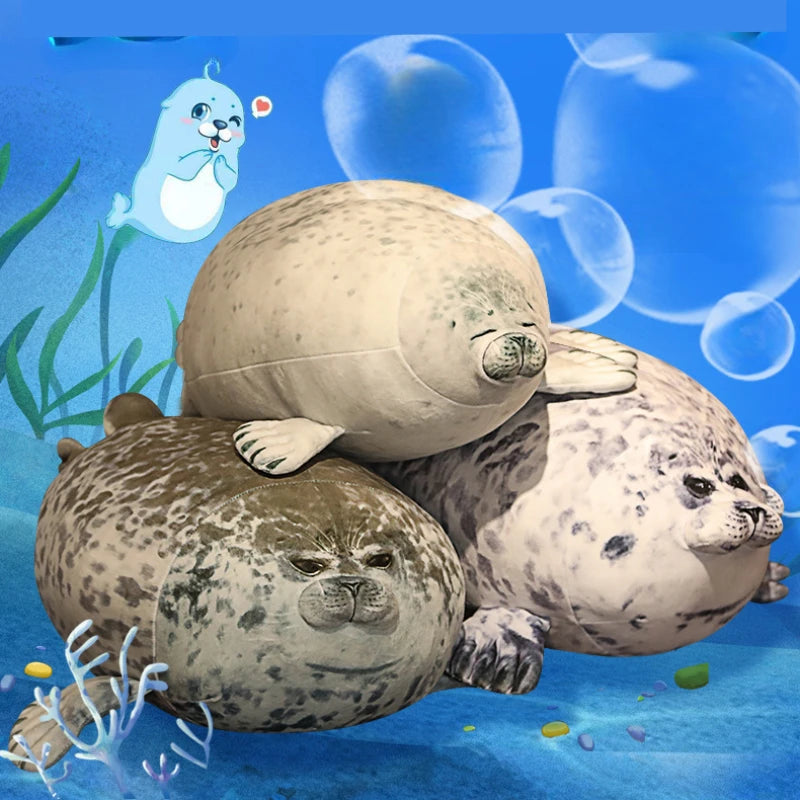 Zeehond Knuffelkussen 20 tot 80 cm