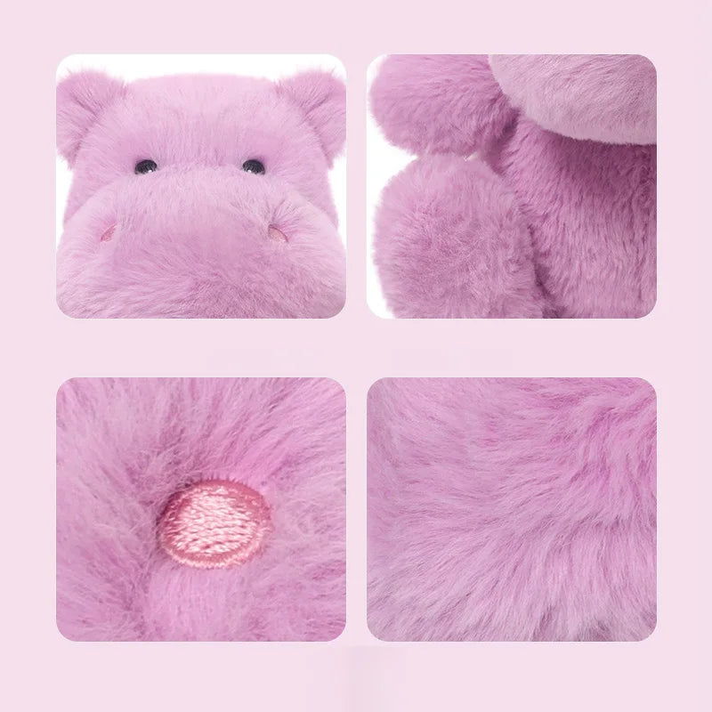 Paarse Nijlpaard Knuffel 26 cm