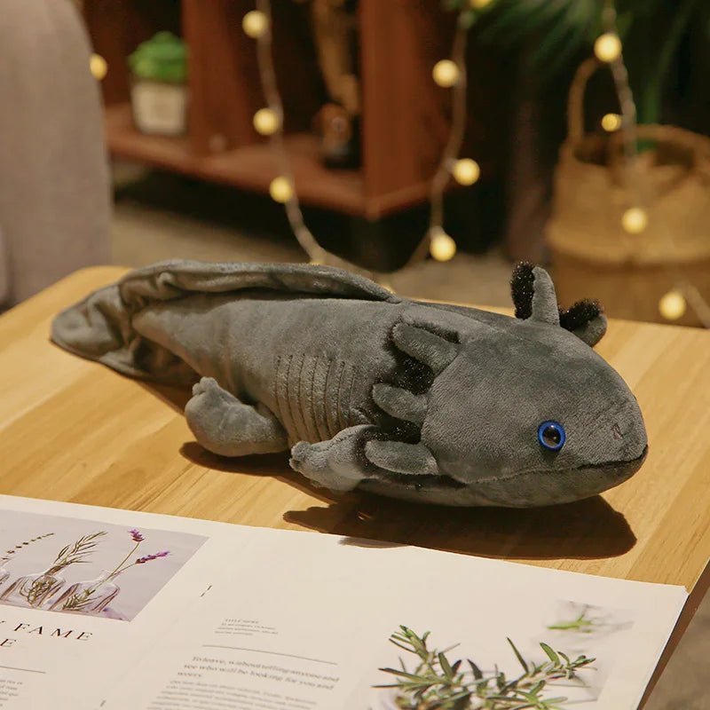 Axolotl Knuffel 45 cm | Realistische Mexicaanse Salamander