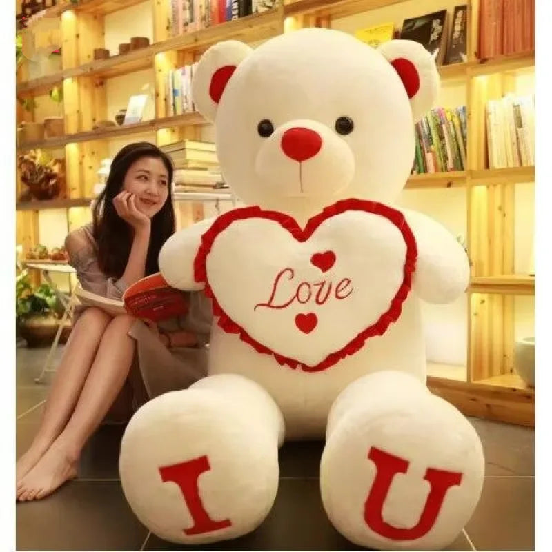 Grote Teddybeer met Hartje I Love You