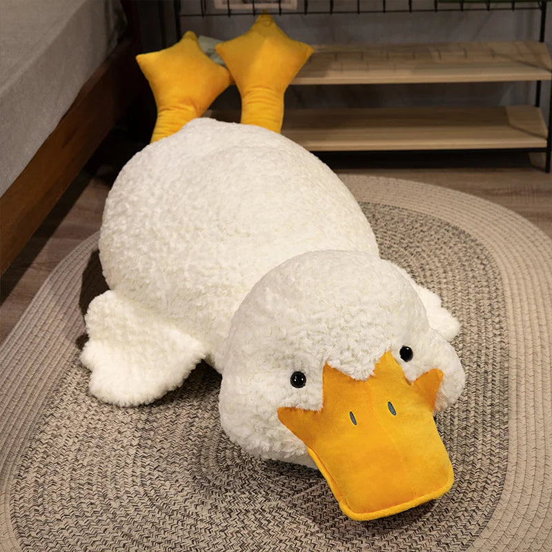 Witte Eend Knuffelkussen 55, 70 en 120 cm