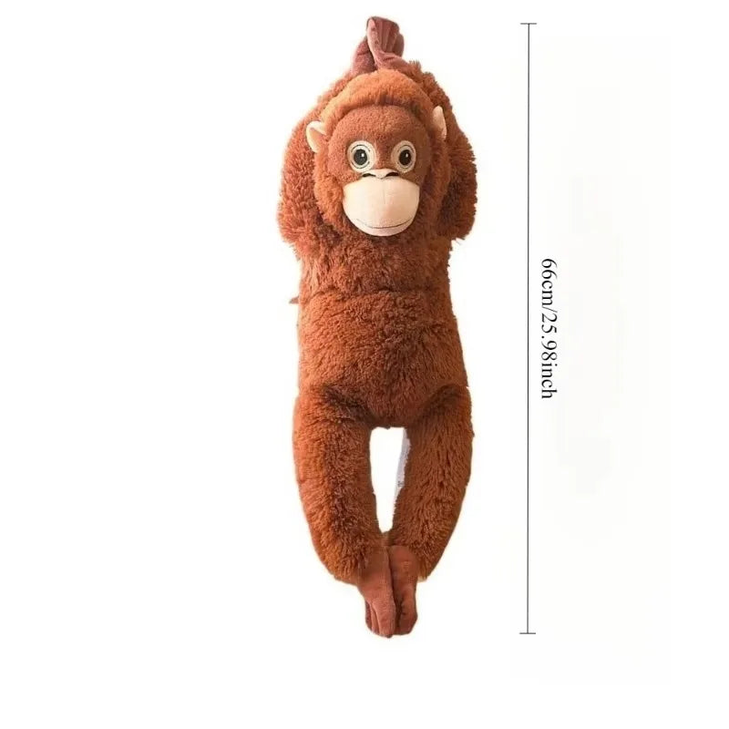 Aap Knuffel 60 cm met Kleertjes