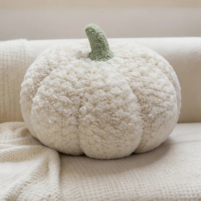 Pompoen Kussen 20 en 28 cm | Pluche Herfst Decoratie