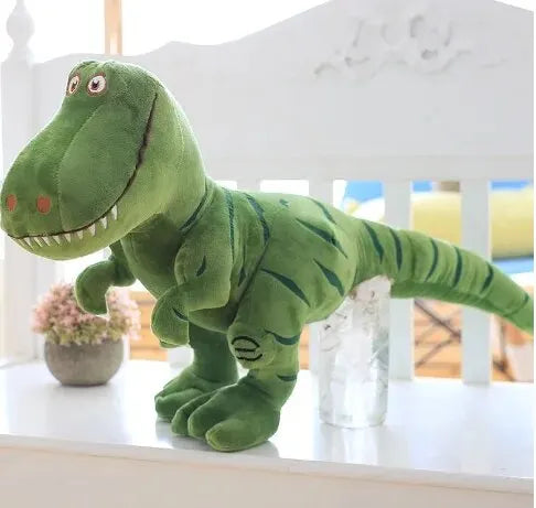 T-Rex Dino Knuffel 40 cm | Groen of Grijs