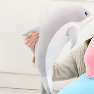 Grote Dolfijn Knuffel 50 tot 160 cm | Zacht Knuffelkussen