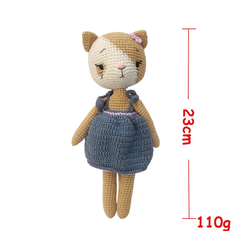 Gehaakte Kat Knuffel | Handgemaakte Poes in 13 Modellen De Knuffel Model 3