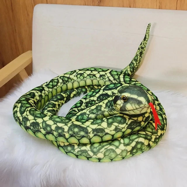 Lange Slang Knuffel 110 tot 300 cm | Realistische Python
