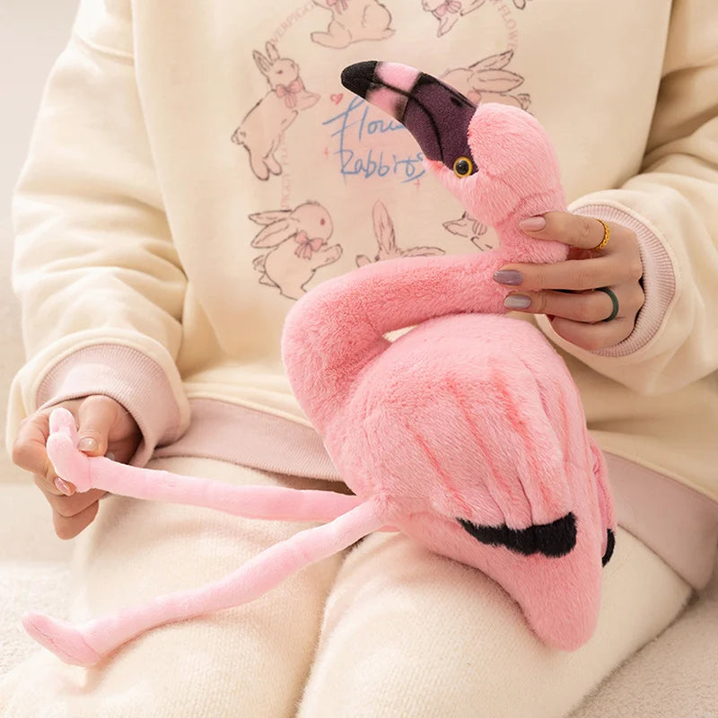 Flamingo Knuffelkussen 25 cm