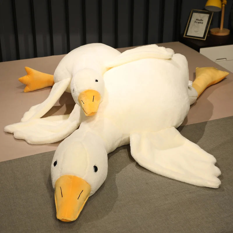XXL Eend en Gans Knuffelkussen 50 tot 190 cm