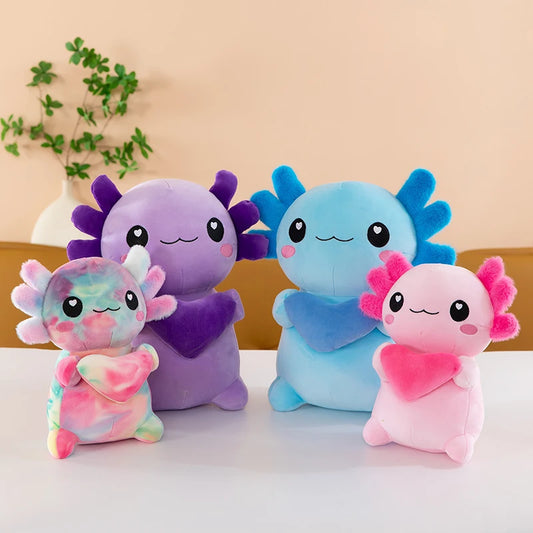 Axolotl Knuffel 30, 40 en 50 cm