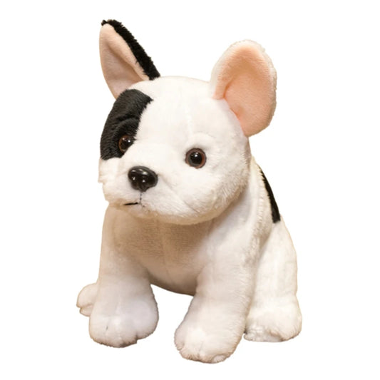Realistische Engelse Bulldog Knuffel 20 cm
