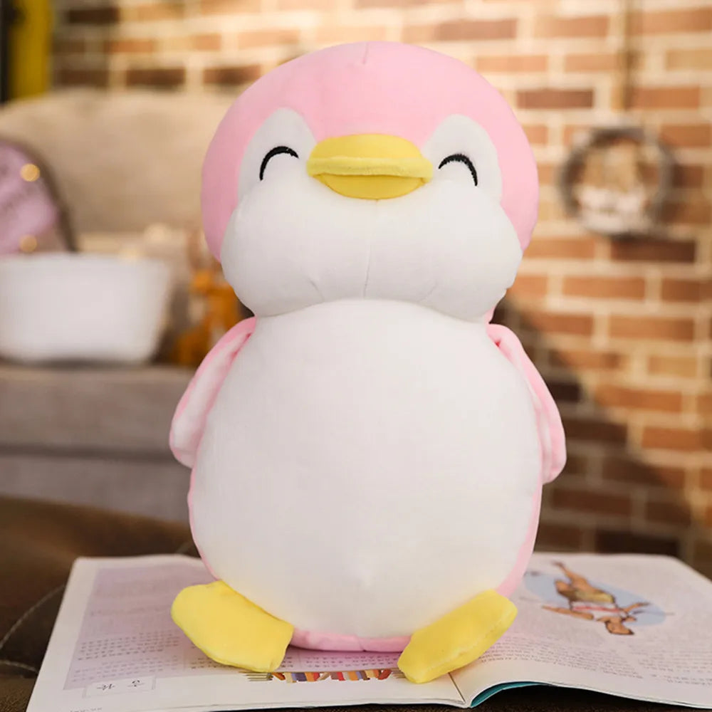 Pinguin Knuffelkussen 30, 45 en 55 cm | Roze, Zwart of Blauw