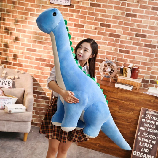 Langnek Dino Knuffel 50 en 80 cm