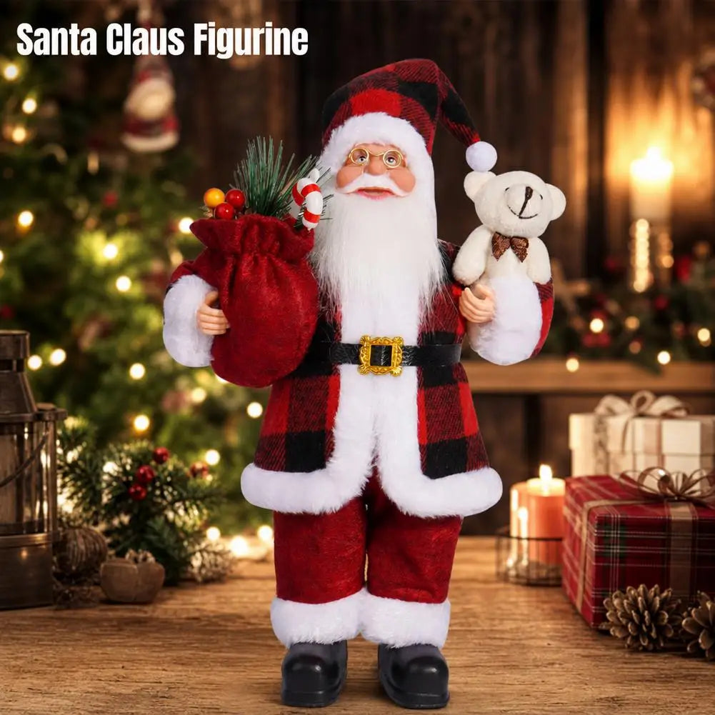 Kerstman Knuffel 30 cm