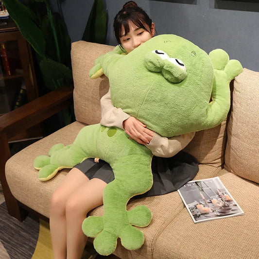Groene Kikker Knuffel 60, 80 en 100 cm