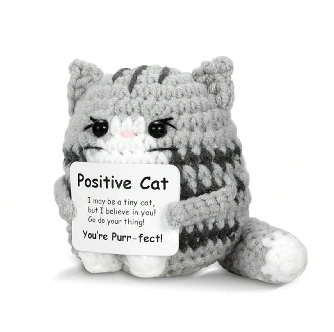Gehaakte Mini Kat Knuffel | Positief Cadeautje in 6 Modellen