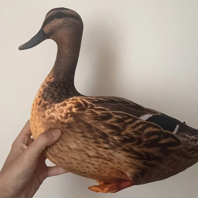 Wilde Eend Knuffelkussen 35 cm
