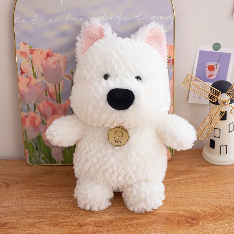 West Highland Terrier Knuffel 14 tot 35 cm | Staande Westie De Knuffel 14 cm