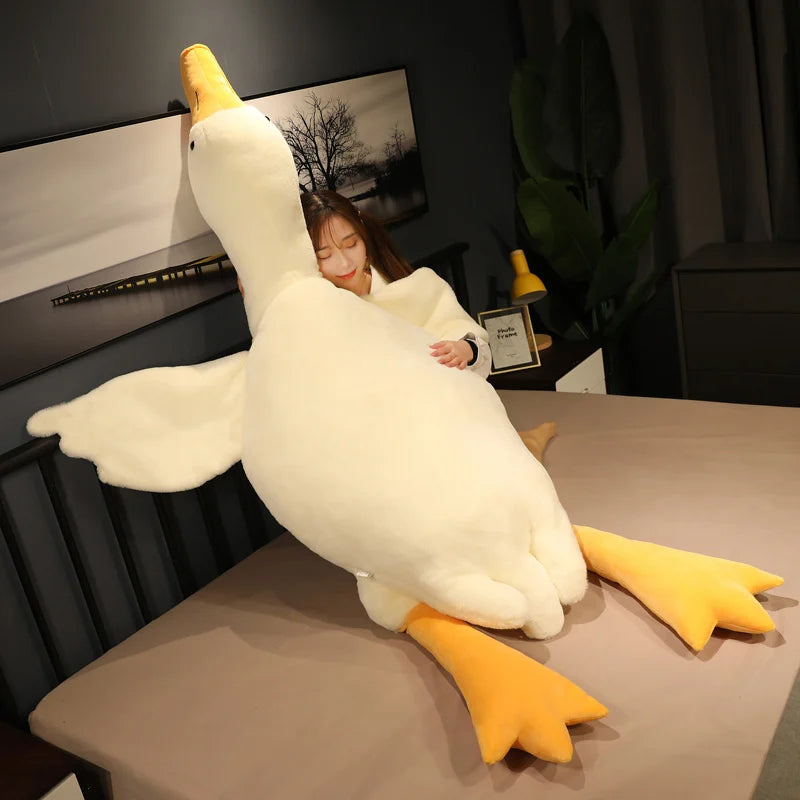 XXL Eend en Gans Knuffelkussen 50 tot 190 cm