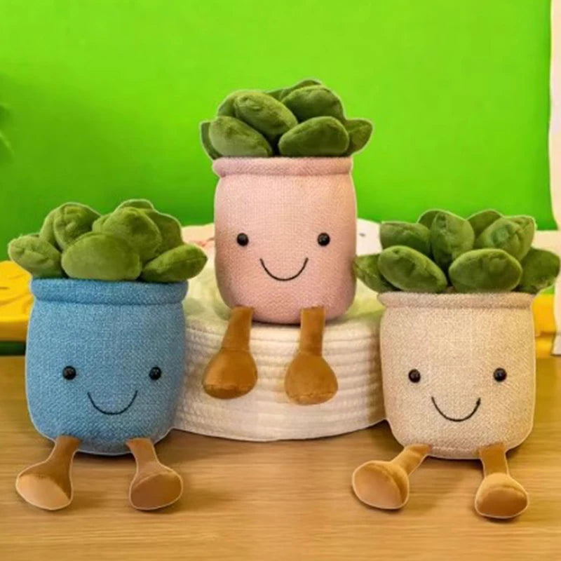 Vetplant Knuffel in Potje