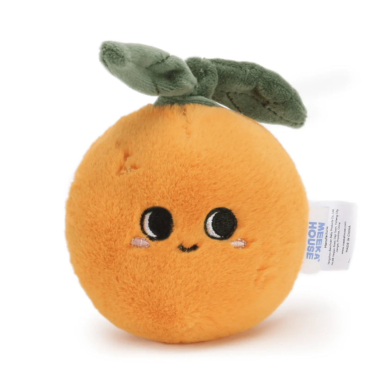 Sinaasappel Knuffel 10 cm | Zacht Fruit Knuffeltje De Knuffel