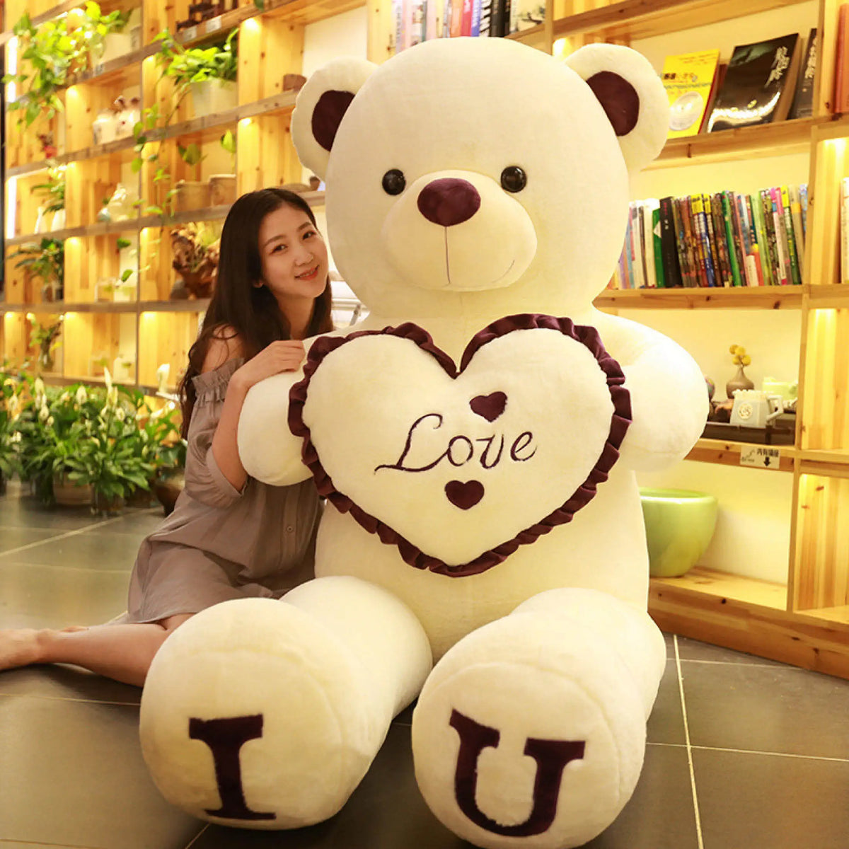 Grote Love Teddybeer 80 of 100 cm