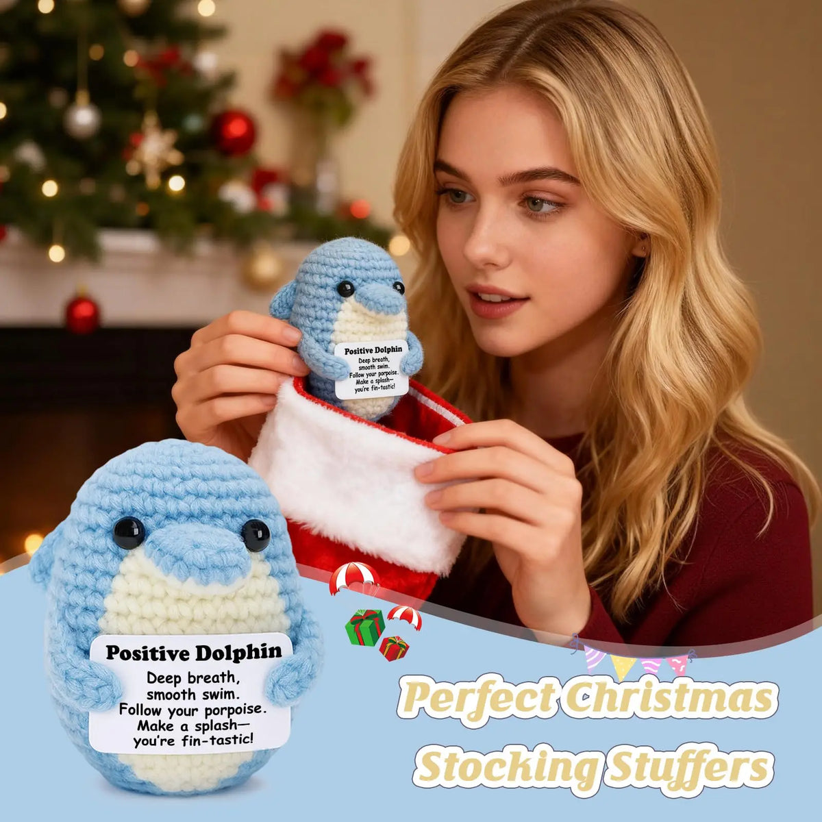 Gehaakte Dolfijn Knuffel