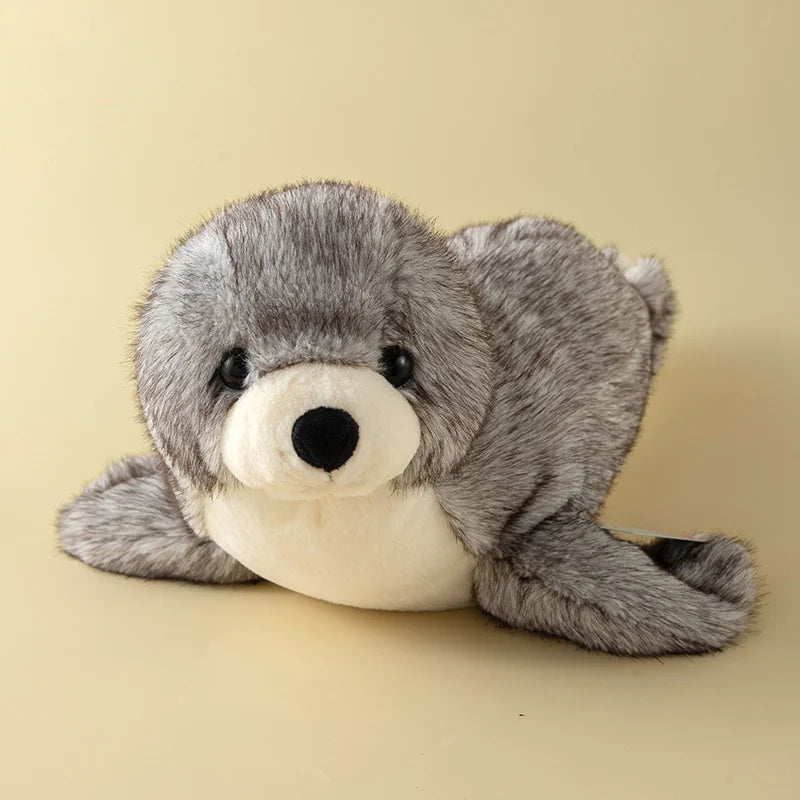Realistische Zeehond Knuffel 30 en 37 cm | Wit, Grijs of Bruin