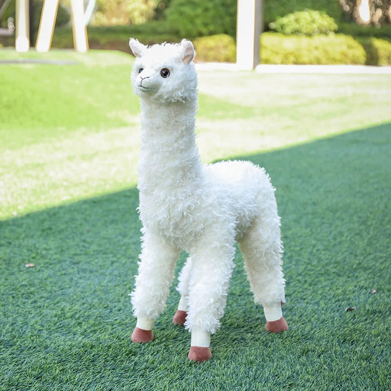 Realistische Alpaca Knuffel 38 tot 80 cm