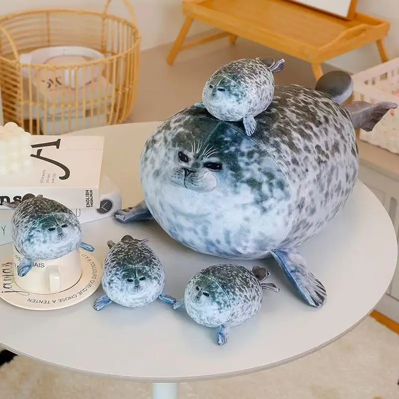 Zeehond Knuffel Moeder met Baby