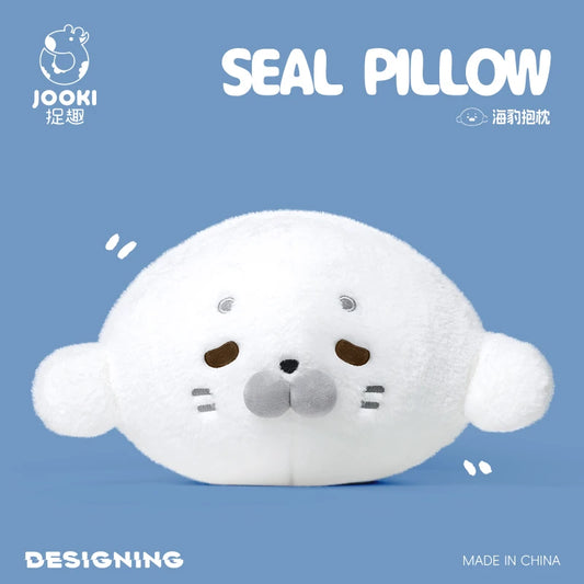 Ronde Zeehond Knuffelkussen 45 cm