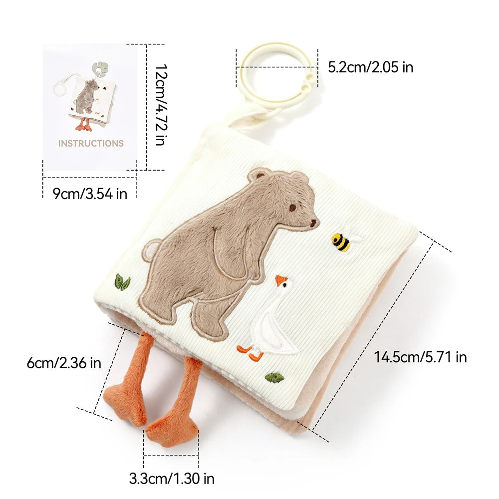 Knuffeldoekje en Babyboekje | Beer, Konijn, Olifant met Rammelaar
