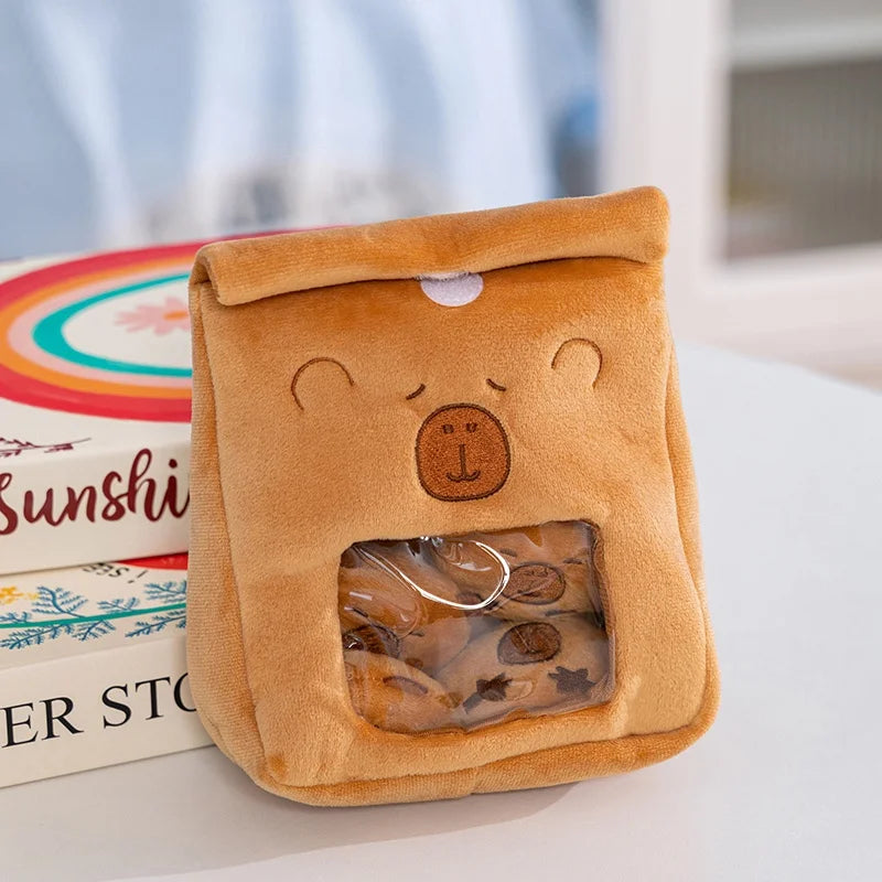 Capybara in Snoepzakje Knuffel 19 cm | Grappig Kawaii Cadeau