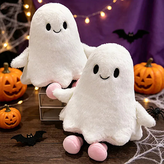 Spookje Knuffel 30 cm | Schattig Wit Halloween Spook De Knuffel