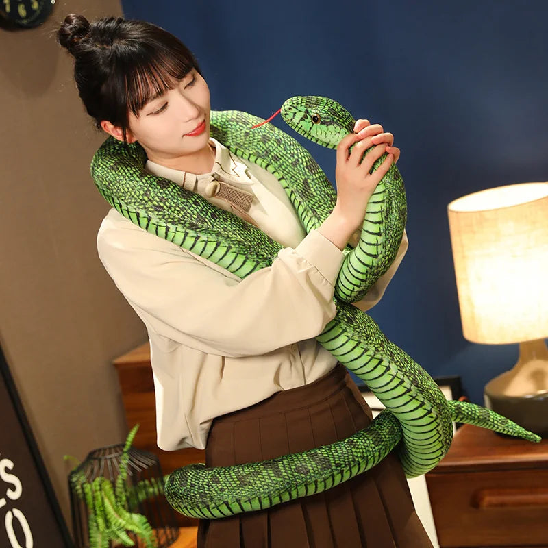 Lange Slang Knuffel 110 tot 300 cm