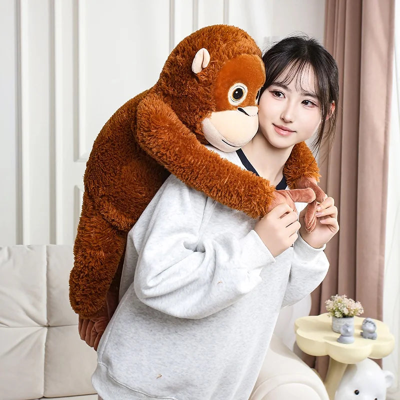 Realistische Orang-oetan Knuffel XXL 90 cm