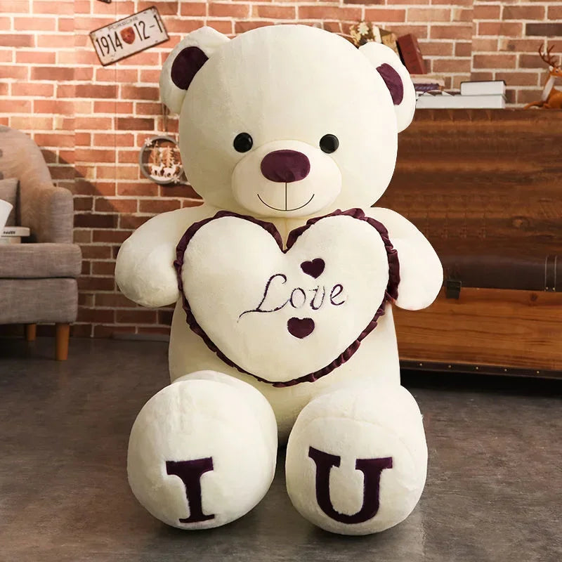Grote Love Teddybeer met Hart | 80 of 100 cm